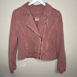 Marrakech‎ Marni Scuba Suede Jacket in Dusty Rose Size M